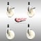 Service Caster 5 Inch 316SS Nylon Swivel 1-1/8 Inch Expanding Stem Caster Lock Brake SCC, 2PK SCC-SS316TTLEX20S514-NYS-2-S-2-118 - alternate 1
